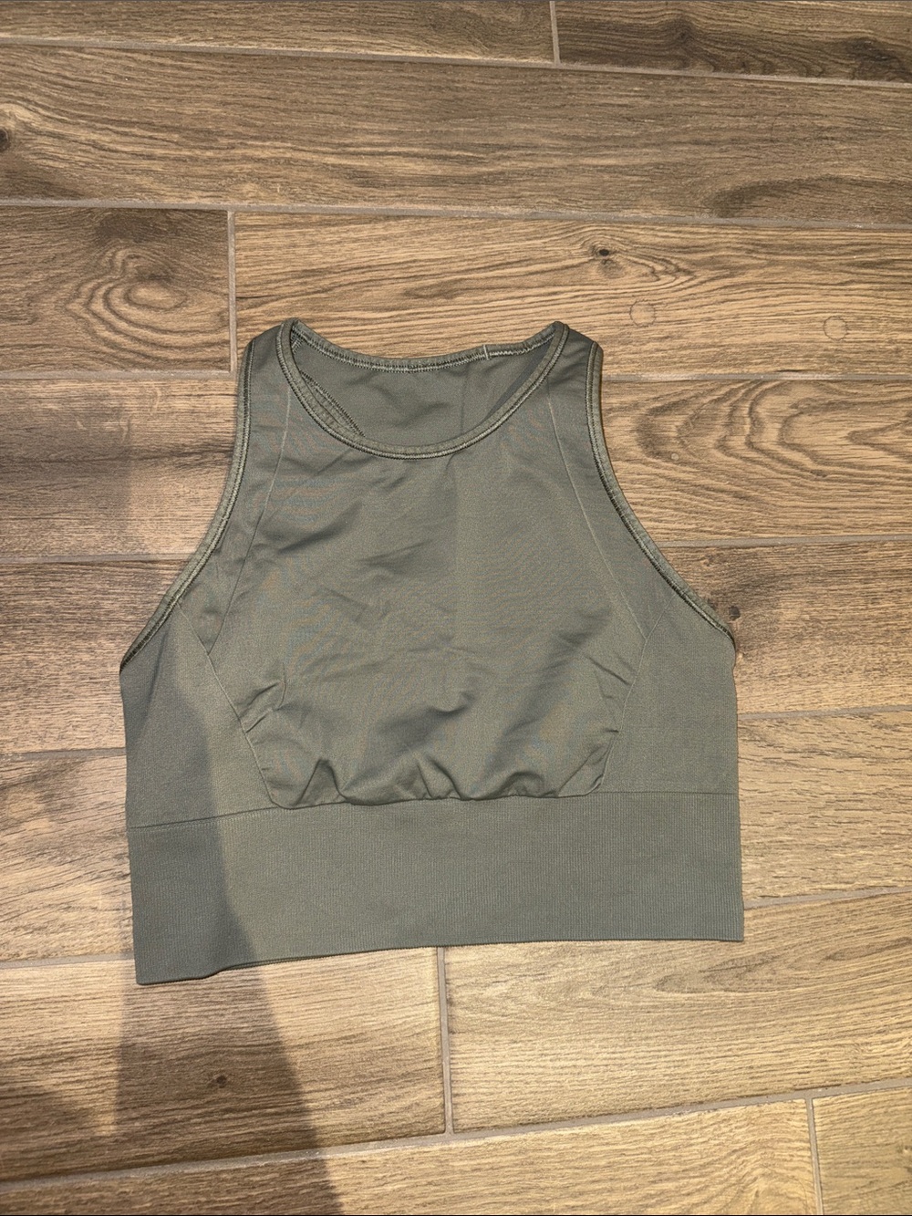 lululemon athletica Olive Green Racerback Sports Bra